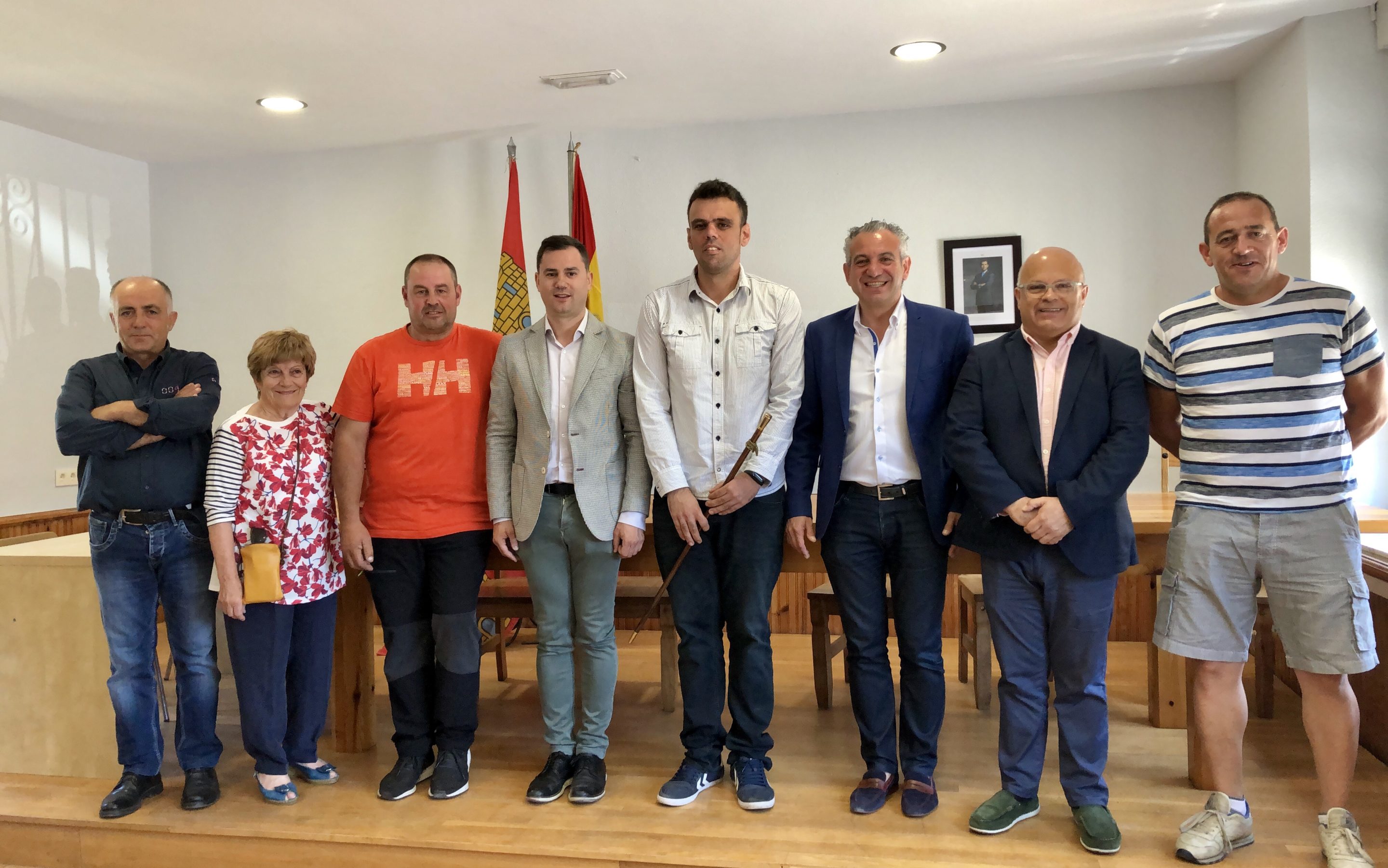 El alcalde socialista de Maraña, Omar Rodríguez, toma posesión de su cargo
