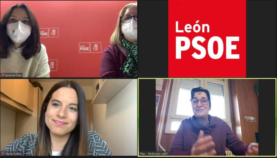 El PSOE apoya las reivindicaciones de la asociación Párkinson León y pide a la Junta soluciones para garantizar la asistencia durante la pandemia