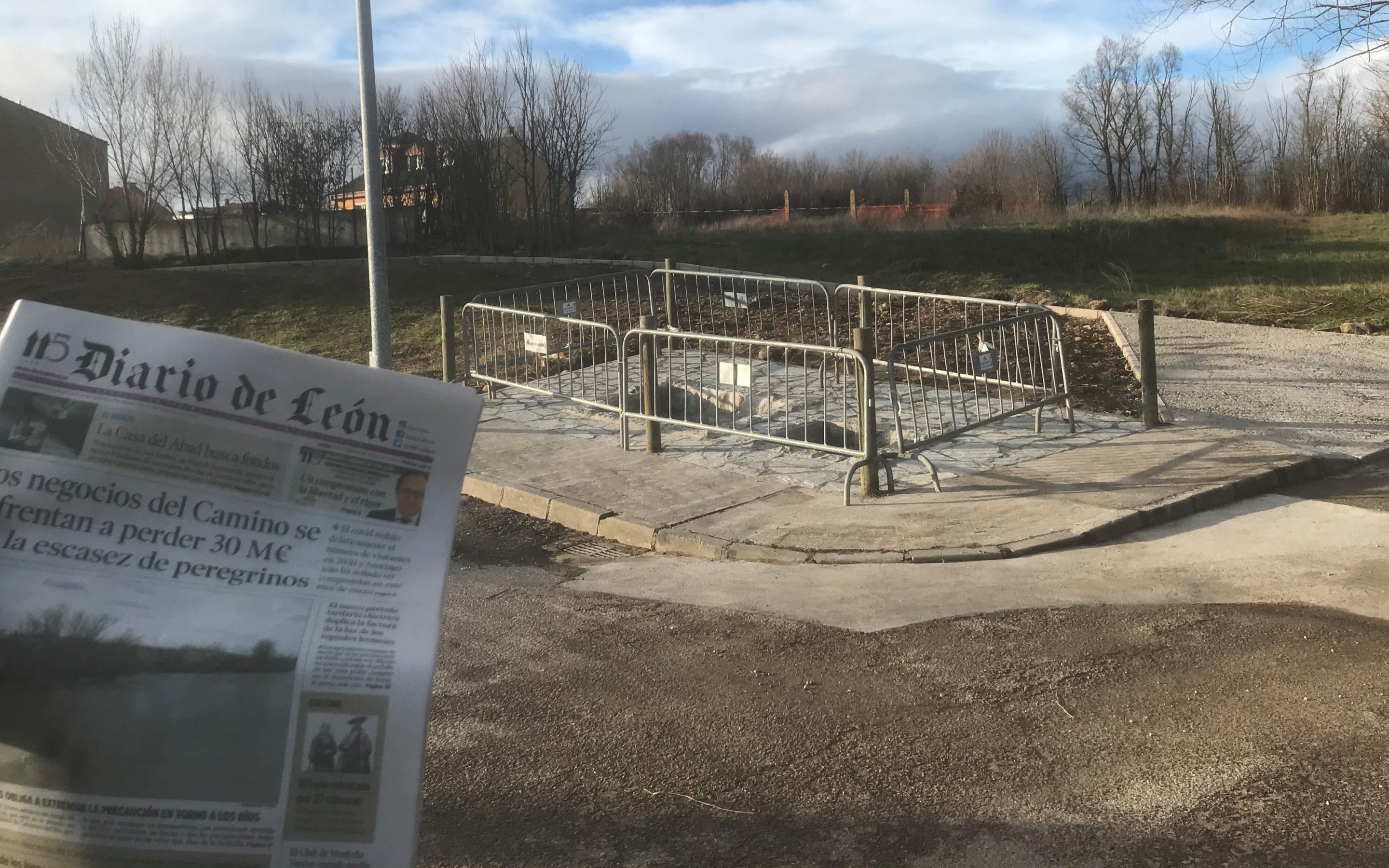 El Ayuntamiento de Sariegos ejecuta las obras de la plaza de la Fuente sin respetar el periodo de alegaciones