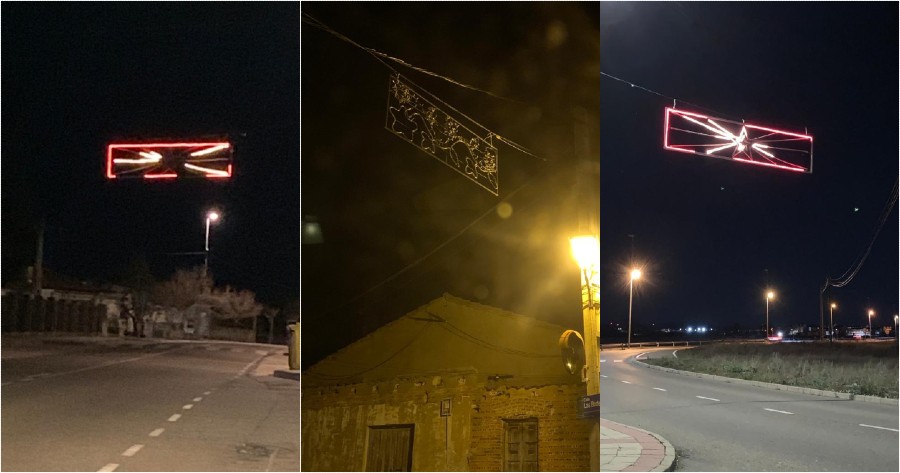 El PSOE de Valverde de la Virgen denuncia el abandono y la dejadez de la iluminación navideña en el municipio