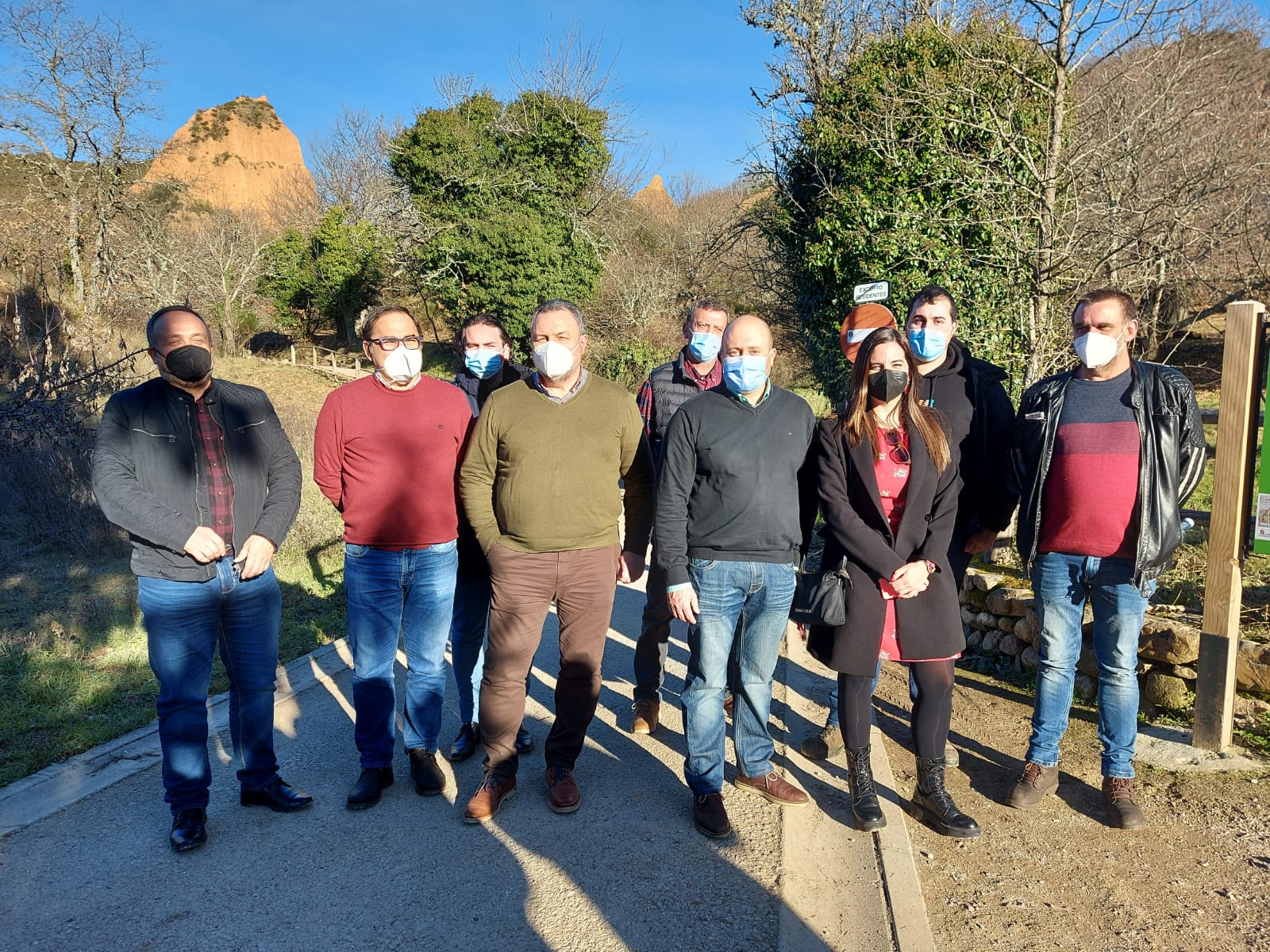 Nuria Rubio apuesta por el patrimonio natural y cultural de parajes como Las Médulas en la estrategia de desarrollo del Bierzo