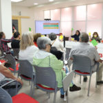 La ONG Alianza por la Solidaridad en la sede del PSOE de León
